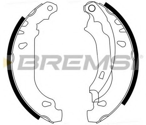 Тормозные колодки BREMSI GF0386