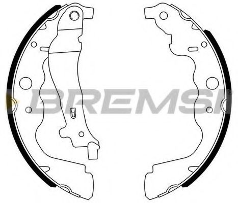 Тормозные колодки BREMSI GF0390