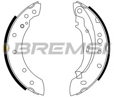 Тормозные колодки BREMSI GF0391