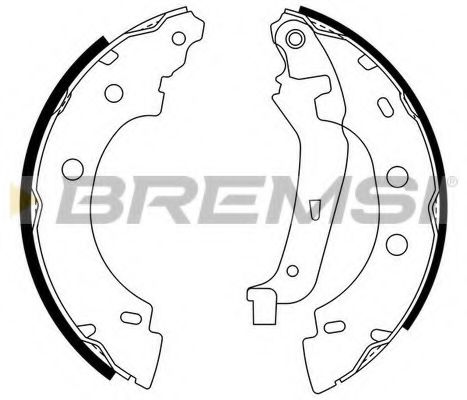 Тормозные колодки BREMSI GF0400
