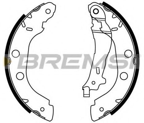 Тормозные колодки BREMSI GF0407