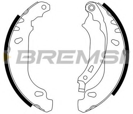 Тормозные колодки BREMSI GF0408