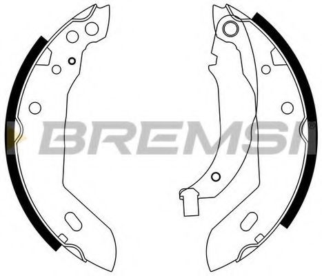 Тормозные колодки BREMSI GF0411