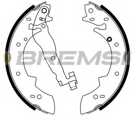 Тормозные колодки BREMSI GF0419
