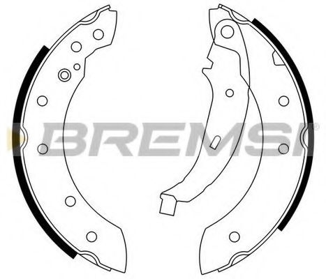 Тормозные колодки BREMSI GF0425