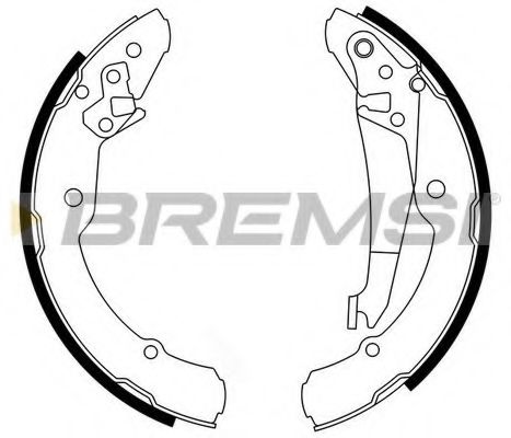 Гальмівні колодки BREMSI GF0473