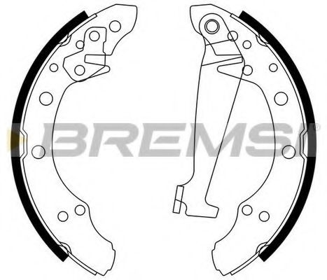 Тормозные колодки BREMSI GF0556
