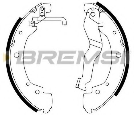 Тормозные колодки BREMSI GF0557