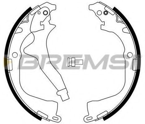 Тормозные колодки BREMSI GF0561