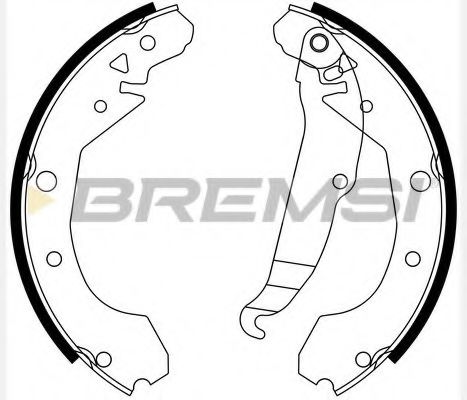 Тормозные колодки BREMSI GF0631