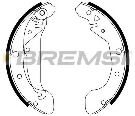Тормозные колодки BREMSI GF0632