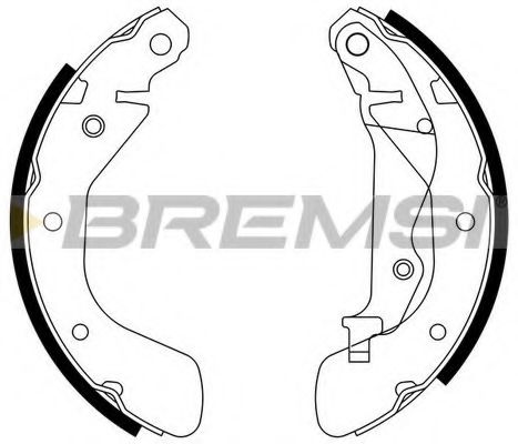 Тормозные колодки BREMSI GF0633