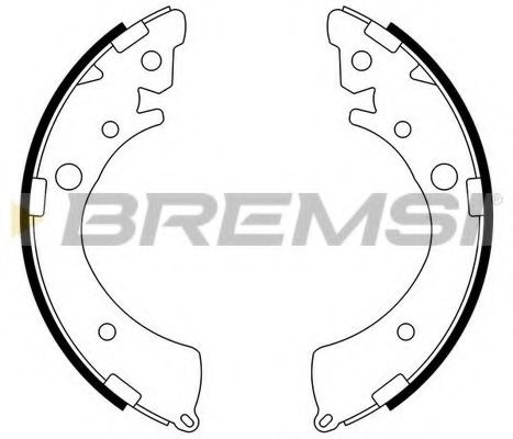Тормозные колодки BREMSI GF0709