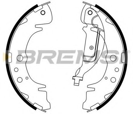 Тормозные колодки BREMSI GF0738