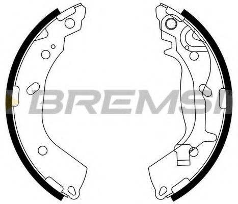 Тормозные колодки BREMSI GF0745