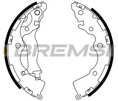 Тормозные колодки BREMSI GF0749