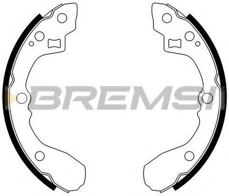 Тормозные колодки BREMSI GF0760