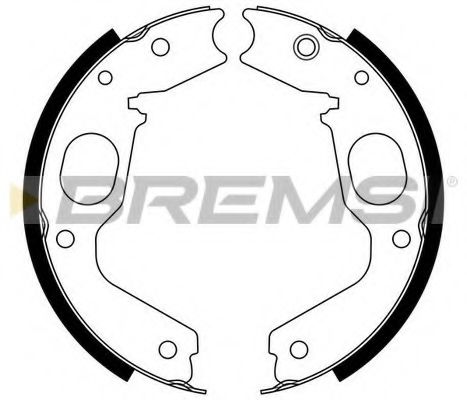 Тормозные колодки BREMSI GF0825
