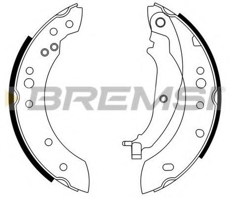 Тормозные колодки BREMSI GF0832