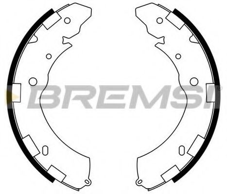 Тормозные колодки BREMSI GF0833