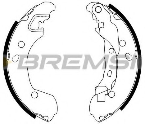 Тормозные колодки BREMSI GF0862