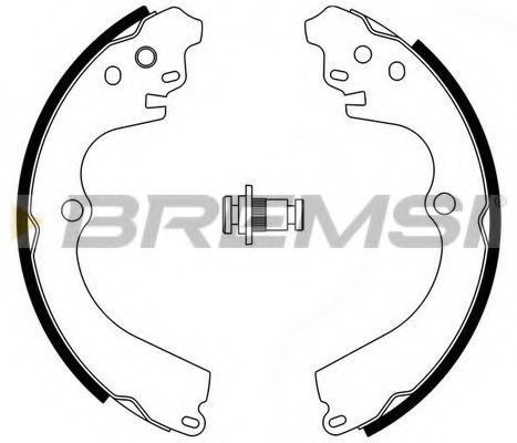 Тормозные колодки BREMSI GF0884
