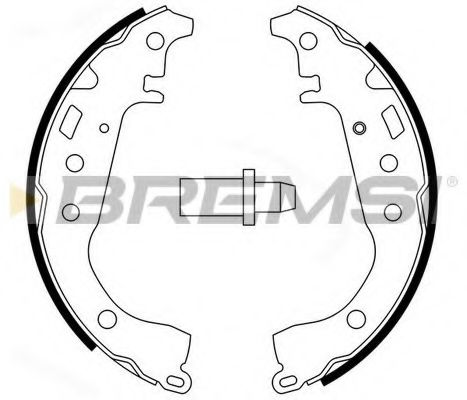 Тормозные колодки BREMSI GF0951