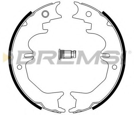 Тормозные колодки BREMSI GF0965