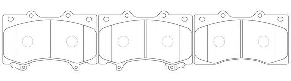 Тормозные колодки FIT FP0030