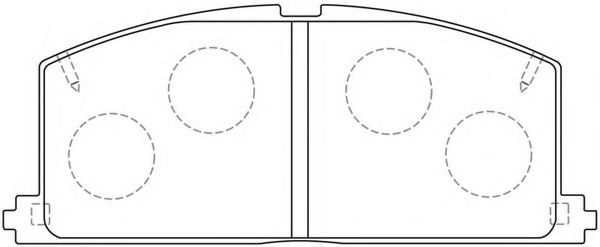 Тормозные колодки FIT FP0241