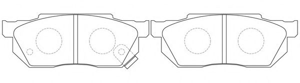 Тормозные колодки FIT FP0256