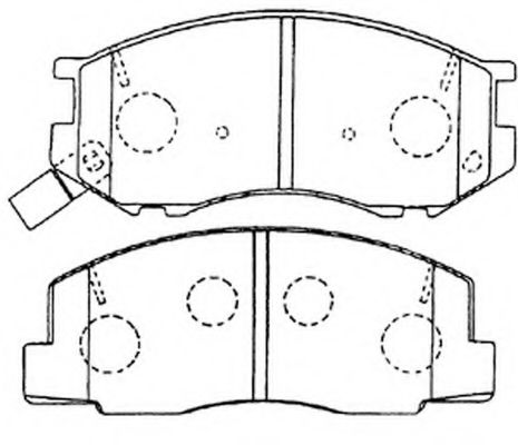 Гальмівні колодки FIT FP0263