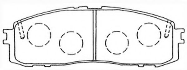Тормозные колодки FIT FP0304