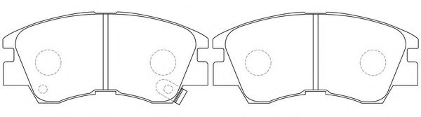 Тормозные колодки FIT FP0349