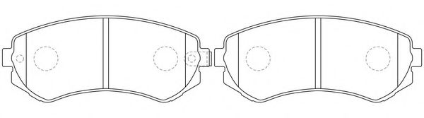 Тормозные колодки FIT FP0422