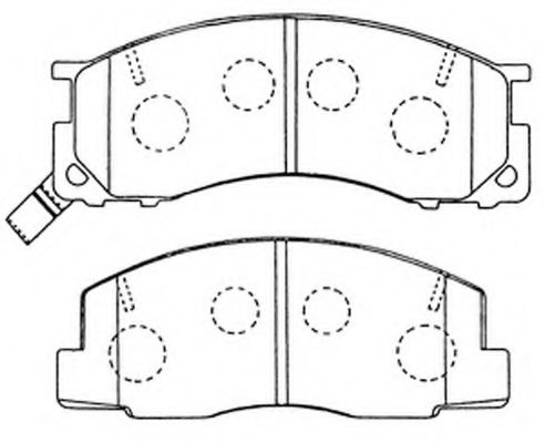 Тормозные колодки FIT FP0500