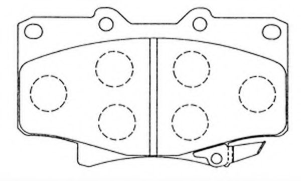 Тормозные колодки FIT FP0502