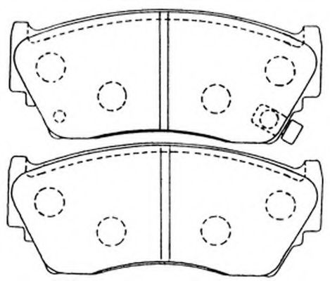 Тормозные колодки FIT FP0510