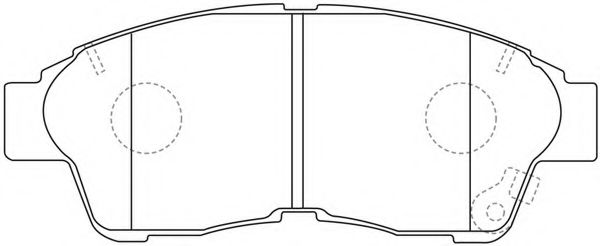 Тормозные колодки FIT FP0562