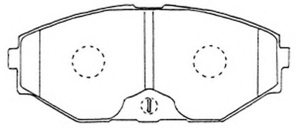 Тормозные колодки FIT FP0587