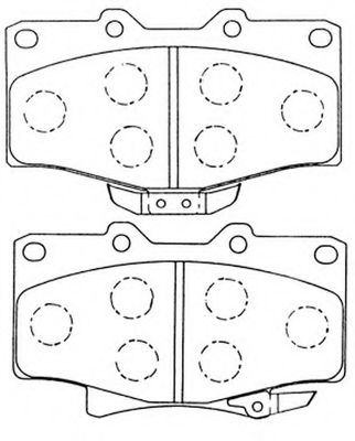 Тормозные колодки FIT FP0611