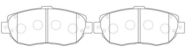 Тормозные колодки FIT FP0619