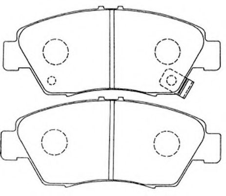 Тормозные колодки FIT FP0621