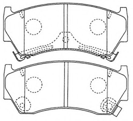 Тормозные колодки FIT FP0668