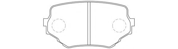Тормозные колодки FIT FP0680