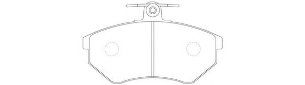 Тормозные колодки FIT FP0696