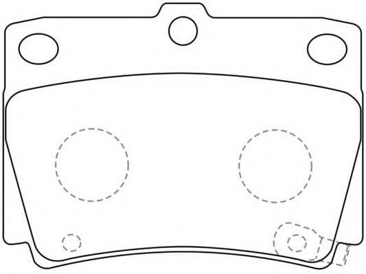 Тормозные колодки FIT FP0733