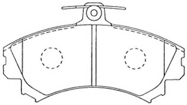 Тормозные колодки FIT FP0837