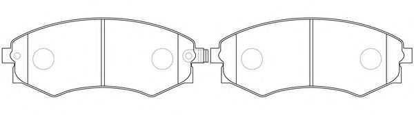 Тормозные колодки FIT FP0887