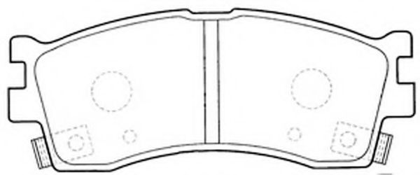 Гальмівні колодки FIT FP0889